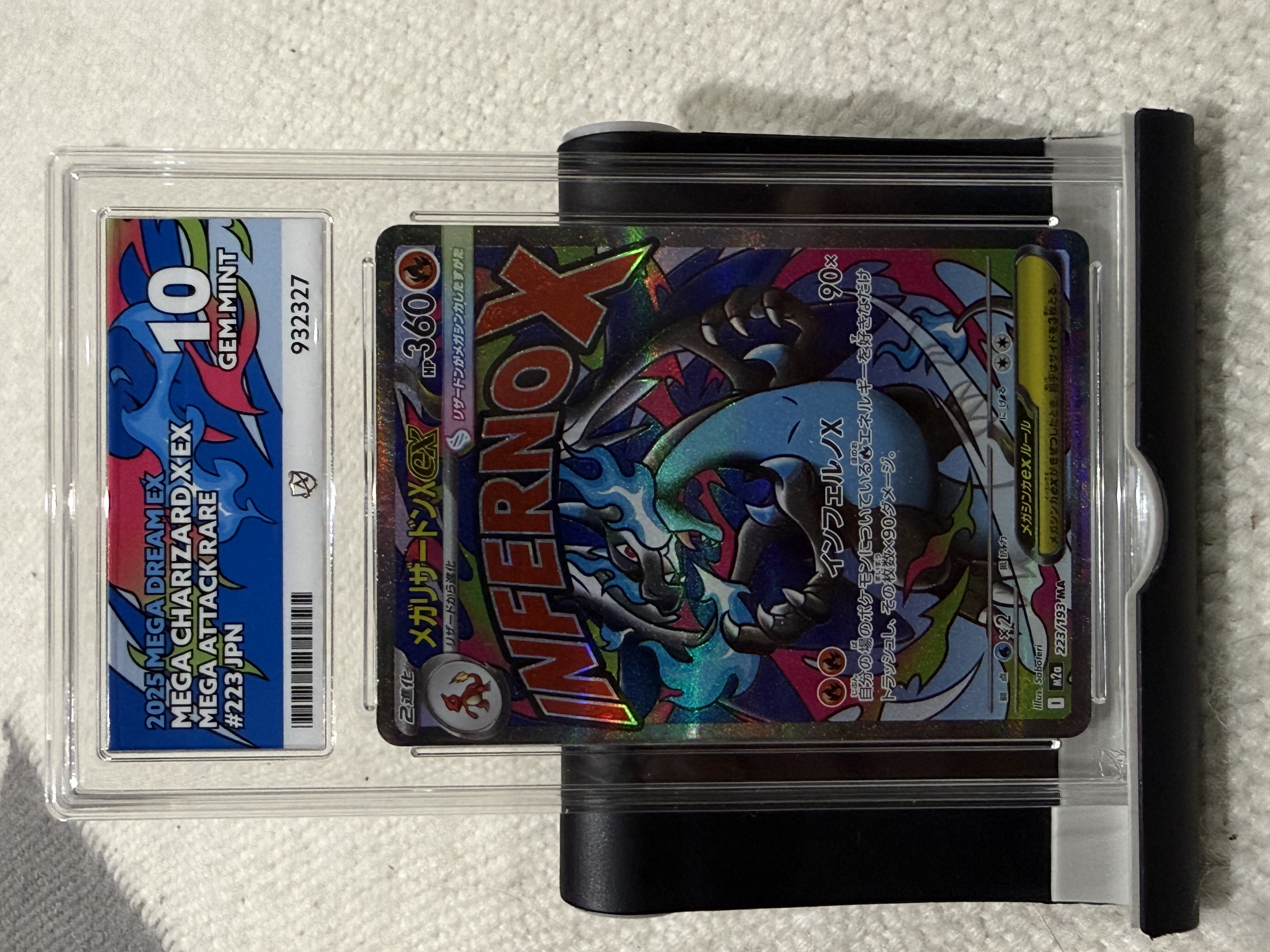Graded Mega Charizard X ex from Joe’s collection