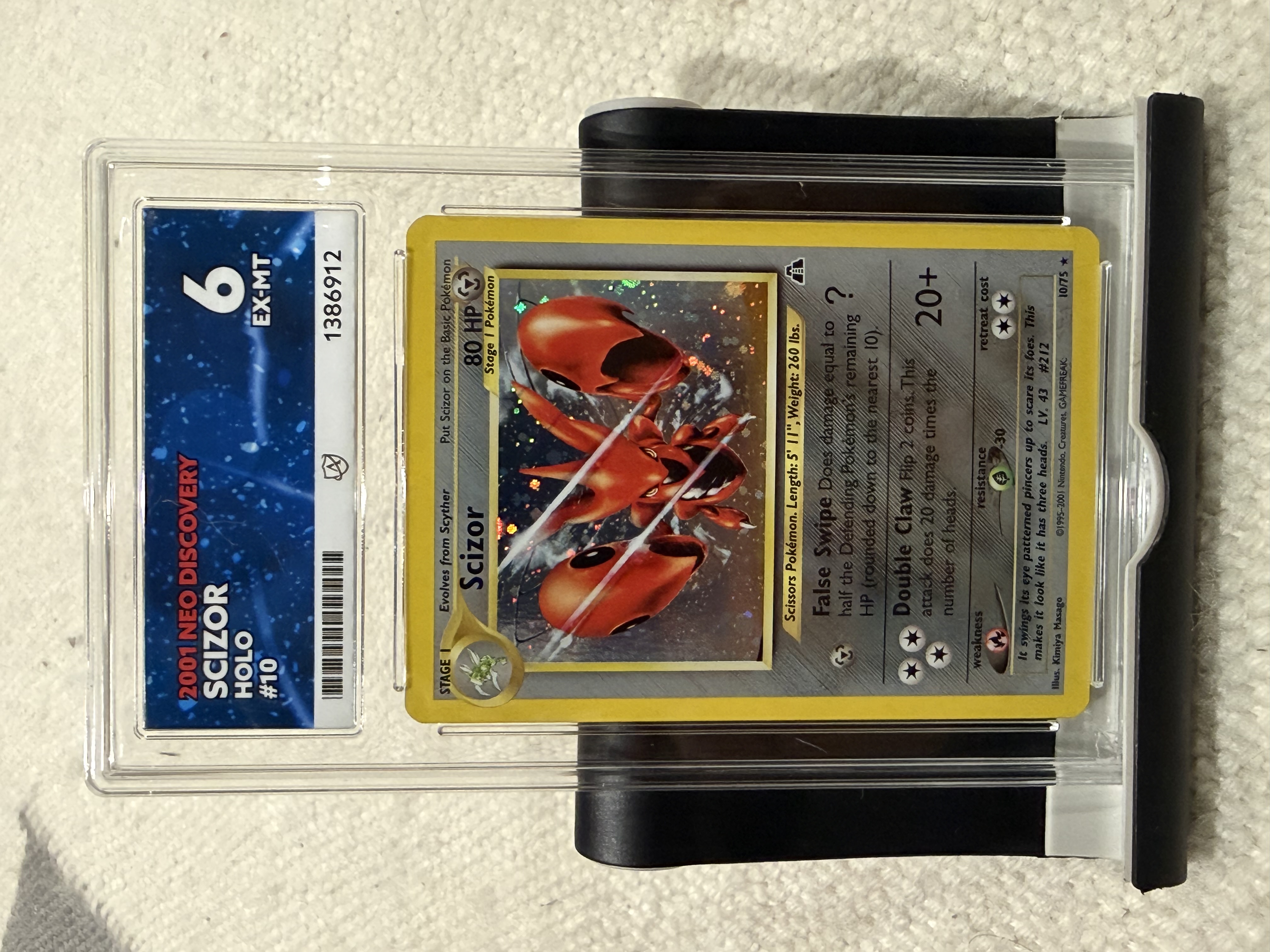 Graded Neo Discovery Scizor from Joe’s collection